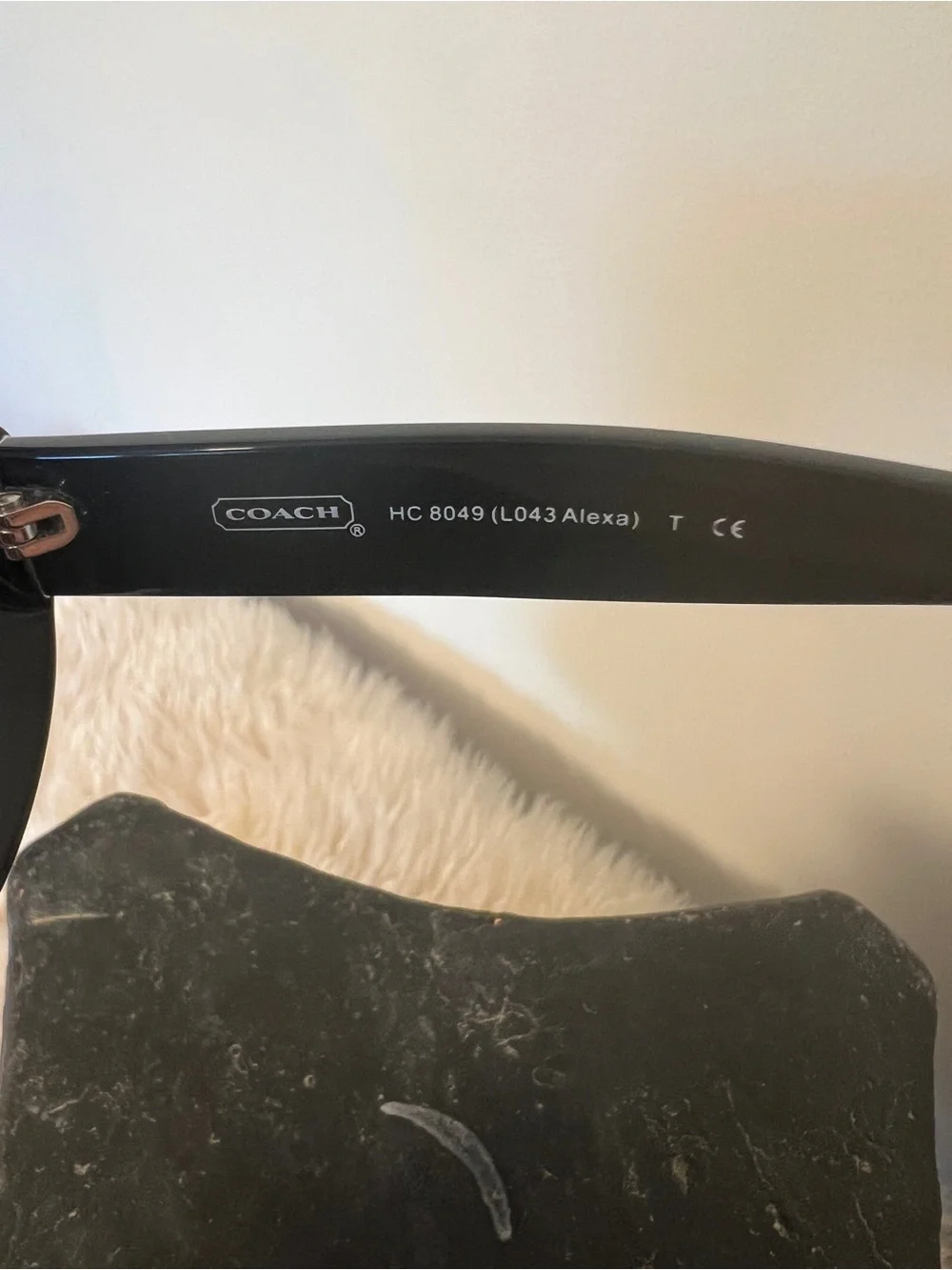 Coach Black Alexa Cat Eye Sunglasses